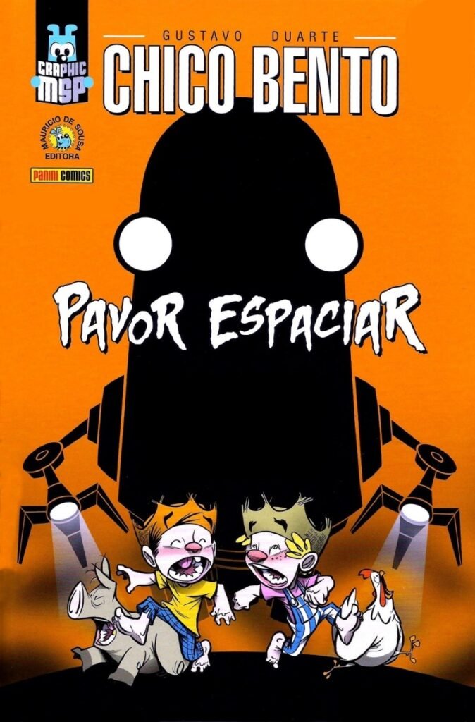 Capa de Chico Bento: Pavor Espaciar (Graphic MSP), de Gustavo Duarte