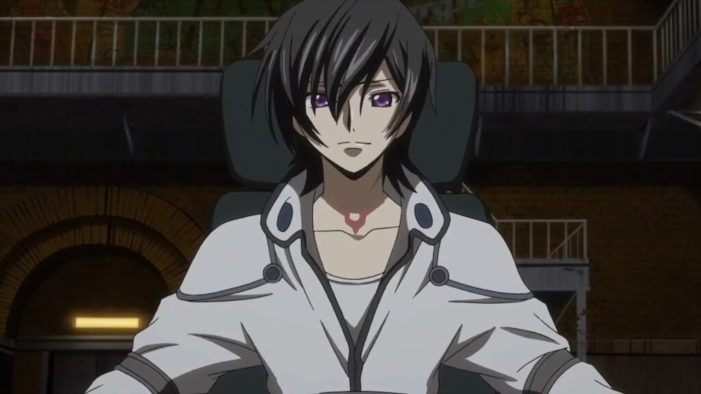 Lelouch de volta no filme Code Geass: Lelouch of the Re;surrection (2019)