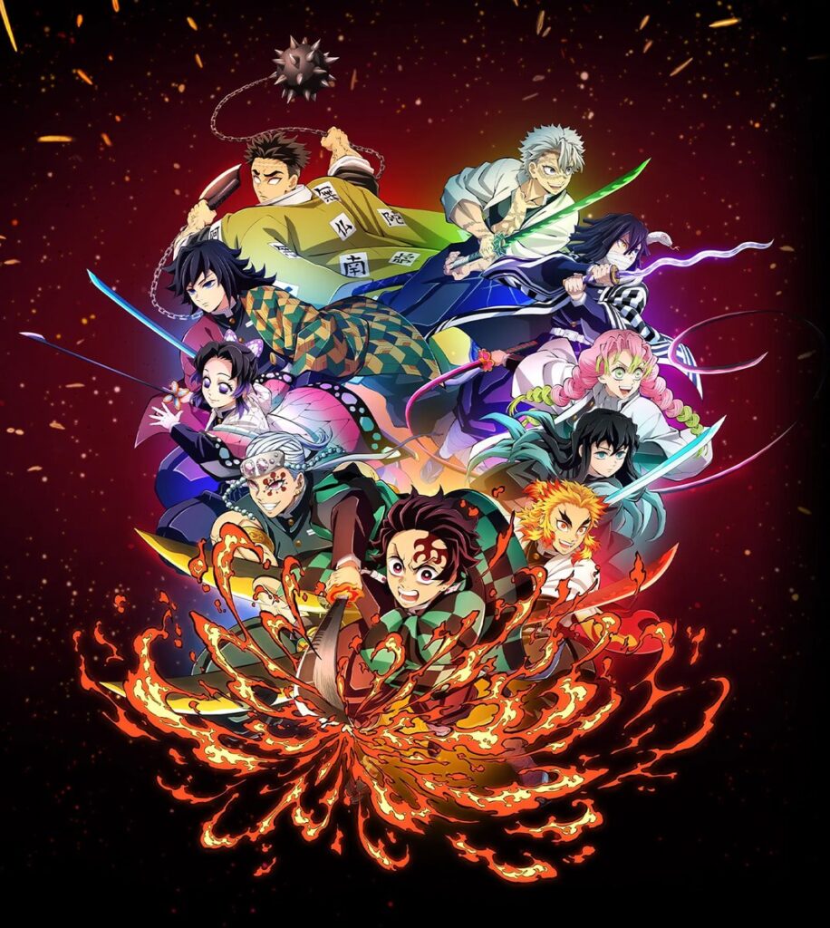 Key visual oficial da edição Nintendo Switch 2 de Hinokami Chronicles 2, com Tanjiro em pose de combate