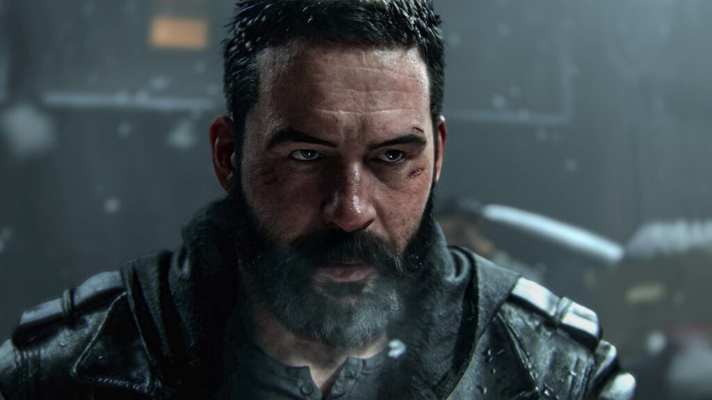 Close do Capitão John Price, de barba e olhar sério, em imagem oficial de Call of Duty: Modern Warfare 4