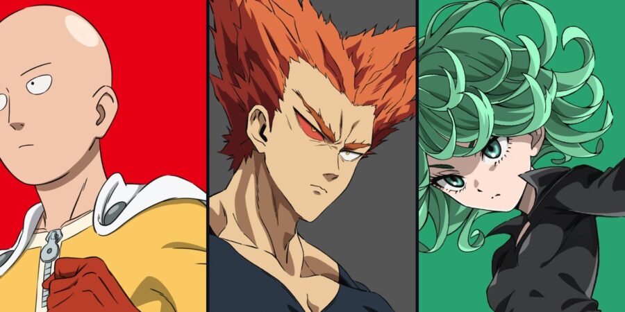 Saitama, Garou e Tatsumaki nos visuais oficiais da 3ª temporada do anime One-Punch Man