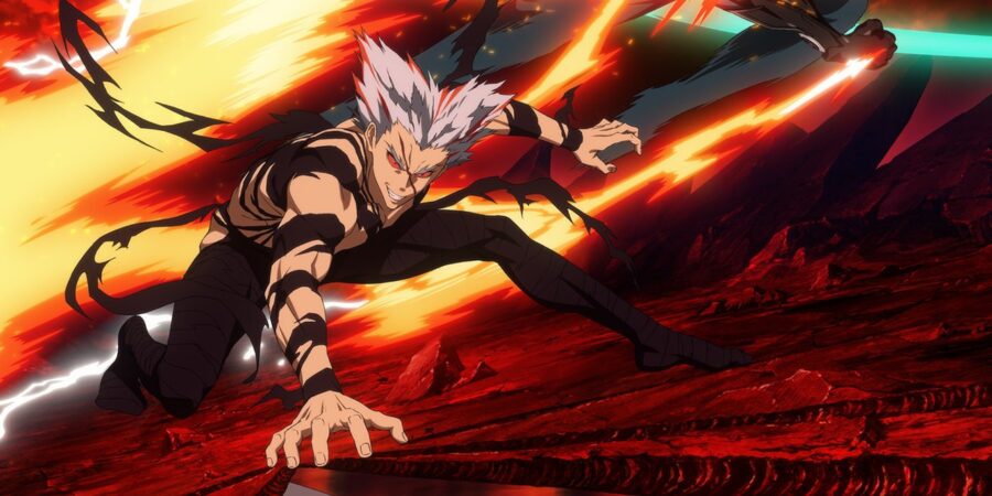 Garou avança envolto em chamas e raios no visual-chave oficial da parte 2 da 3ª temporada de One-Punch Man
