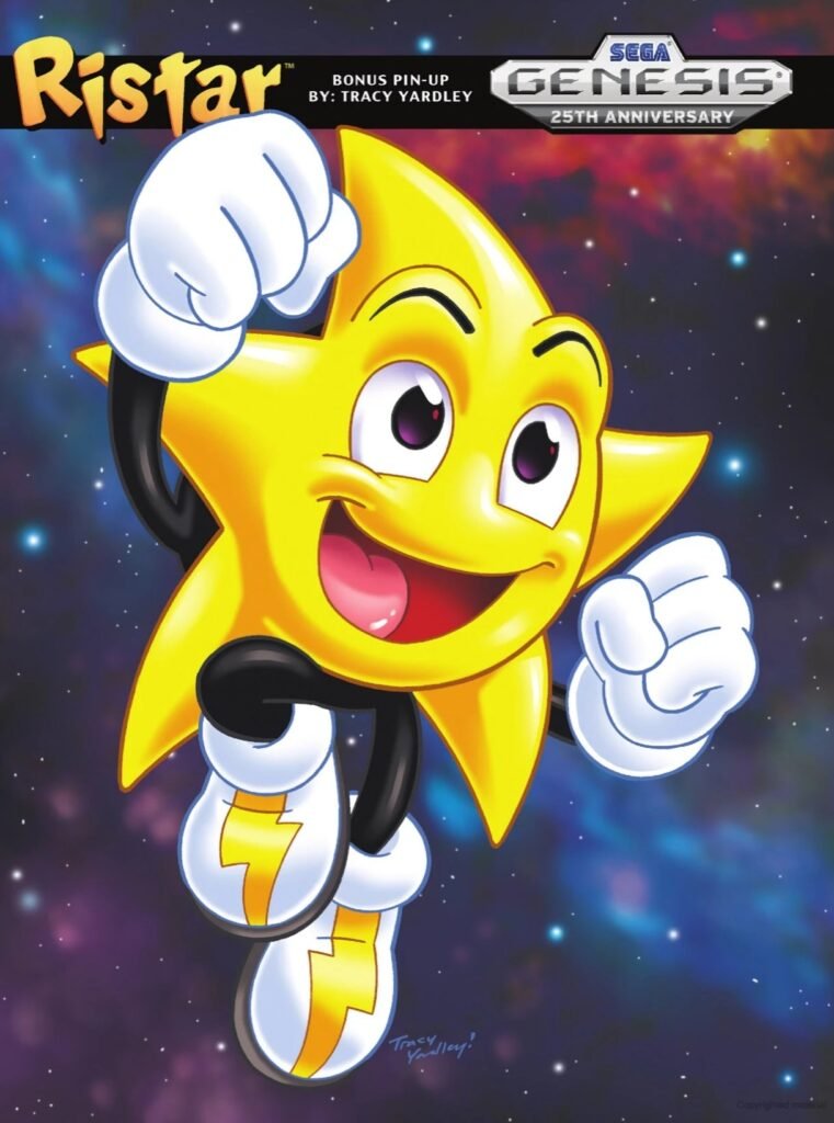Arte de Ristar, personagem da Sega de 1995