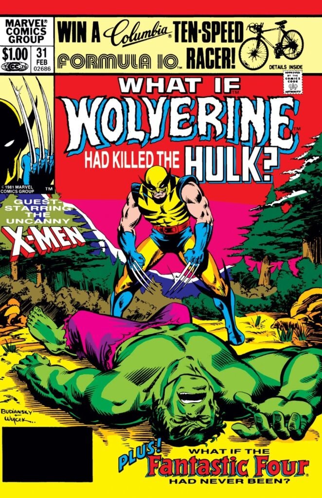 Capa de What If? #31: "E se Wolverine tivesse matado o Hulk?"